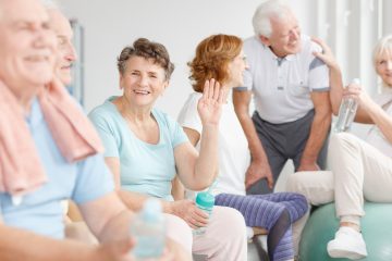 older adults exercising